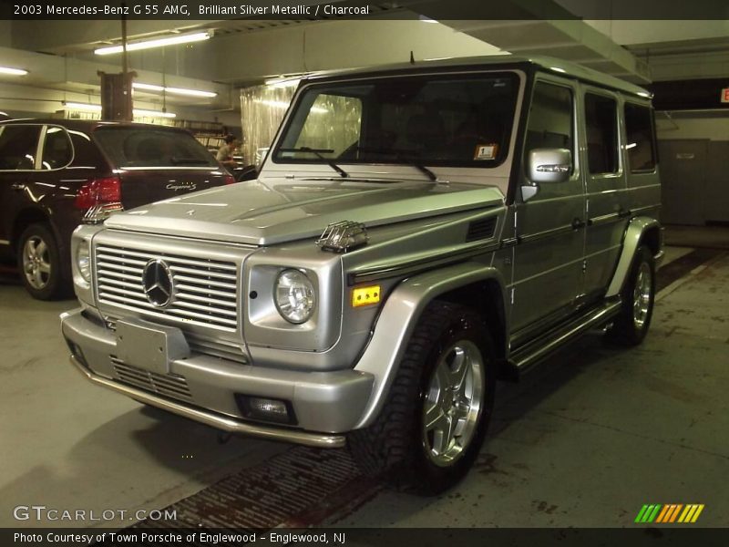 Brilliant Silver Metallic / Charcoal 2003 Mercedes-Benz G 55 AMG