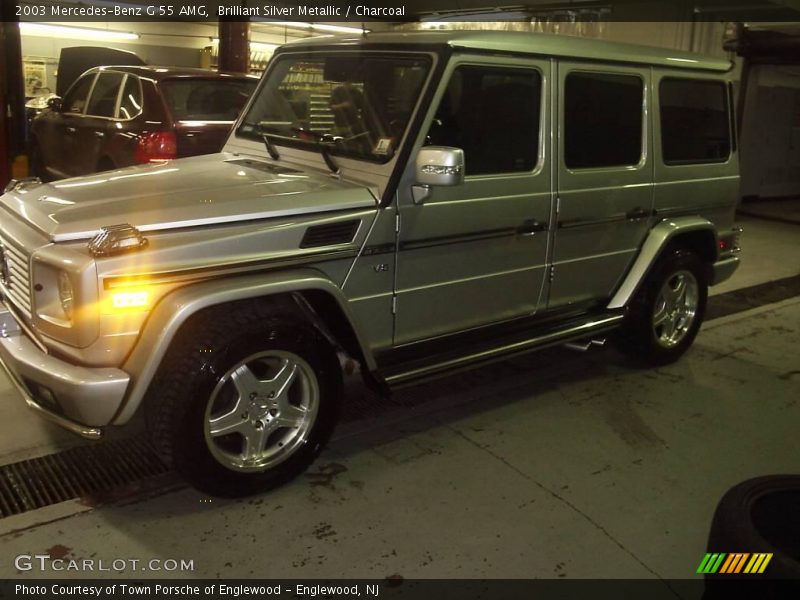 Brilliant Silver Metallic / Charcoal 2003 Mercedes-Benz G 55 AMG