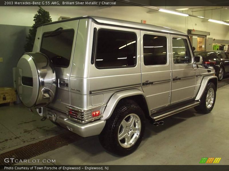 Brilliant Silver Metallic / Charcoal 2003 Mercedes-Benz G 55 AMG