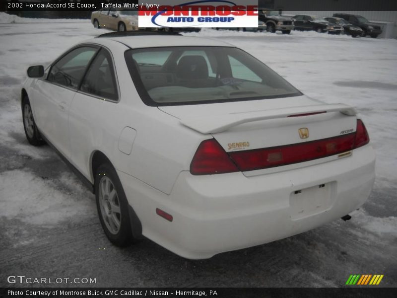 Taffeta White / Ivory 2002 Honda Accord SE Coupe