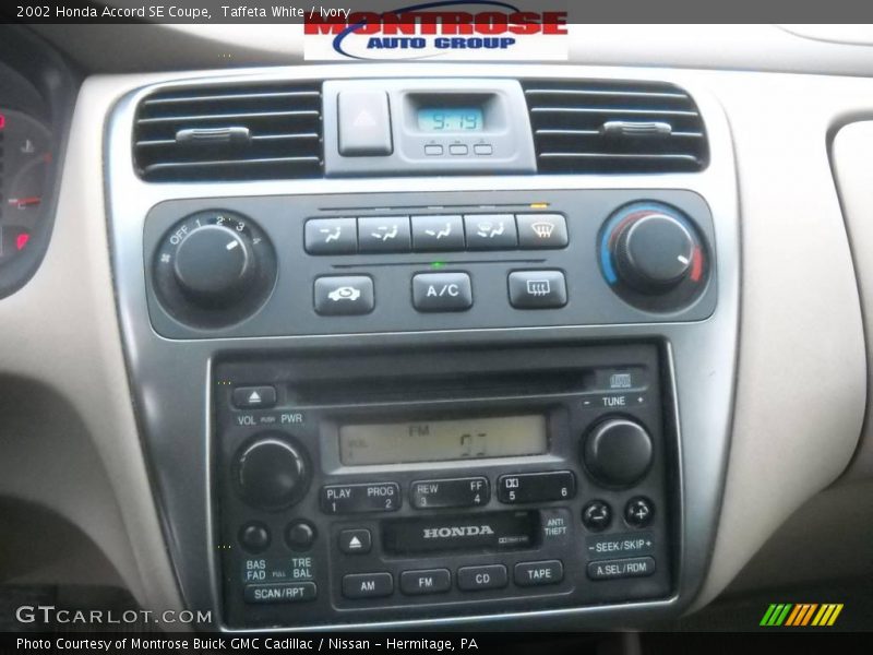 Taffeta White / Ivory 2002 Honda Accord SE Coupe