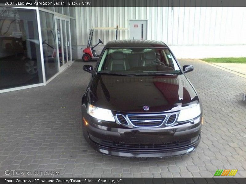 Black / Gray 2007 Saab 9-3 Aero Sport Sedan