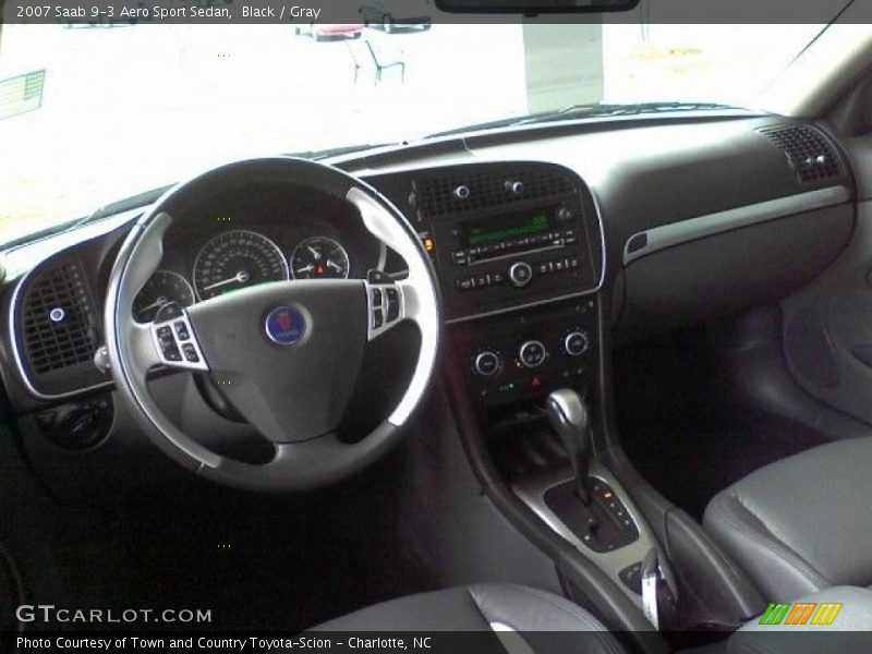 Black / Gray 2007 Saab 9-3 Aero Sport Sedan