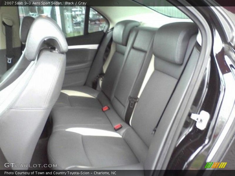 Black / Gray 2007 Saab 9-3 Aero Sport Sedan