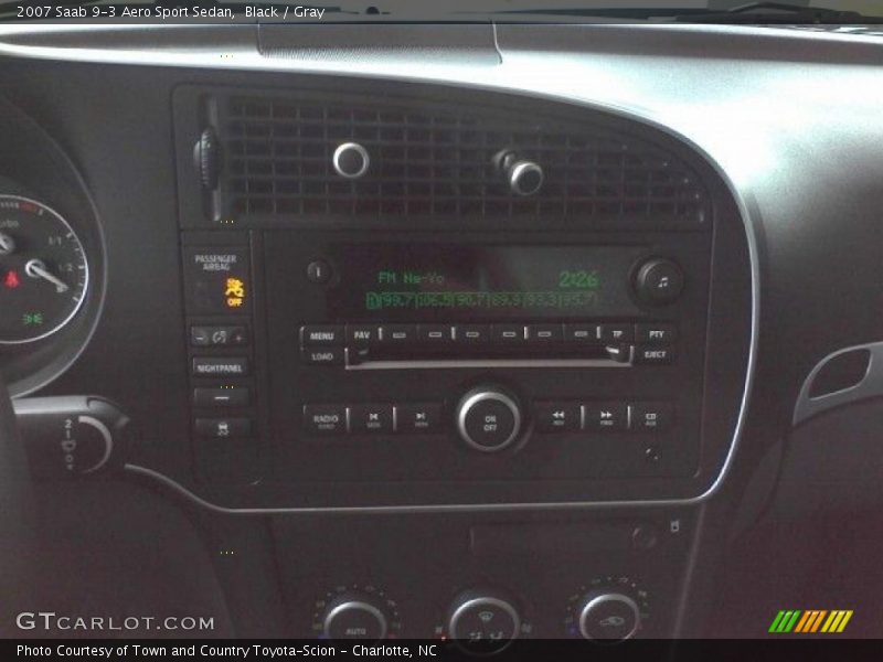 Black / Gray 2007 Saab 9-3 Aero Sport Sedan