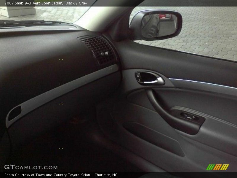 Black / Gray 2007 Saab 9-3 Aero Sport Sedan