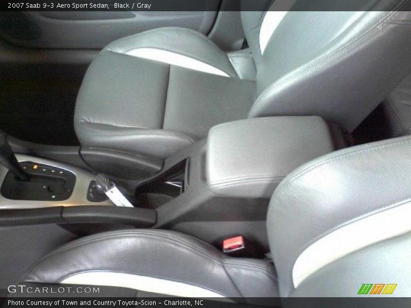 Black / Gray 2007 Saab 9-3 Aero Sport Sedan