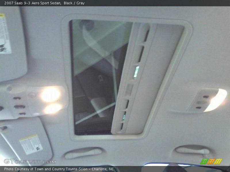 Black / Gray 2007 Saab 9-3 Aero Sport Sedan