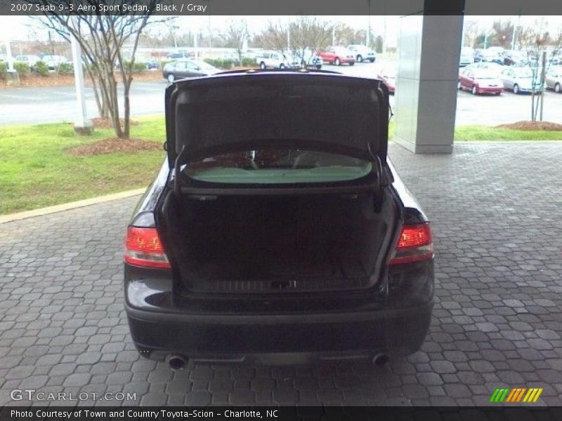 Black / Gray 2007 Saab 9-3 Aero Sport Sedan