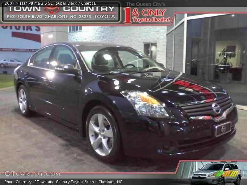 Super Black / Charcoal 2007 Nissan Altima 3.5 SE
