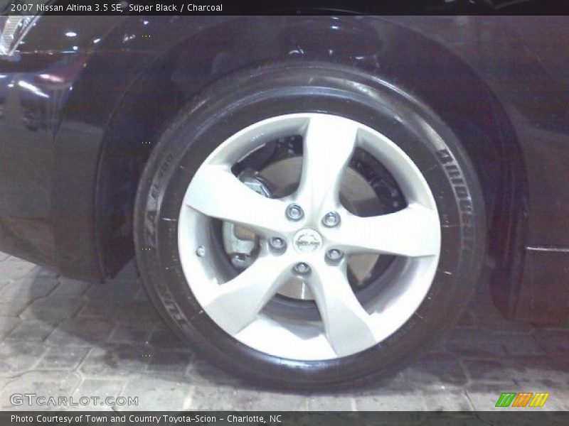 Super Black / Charcoal 2007 Nissan Altima 3.5 SE