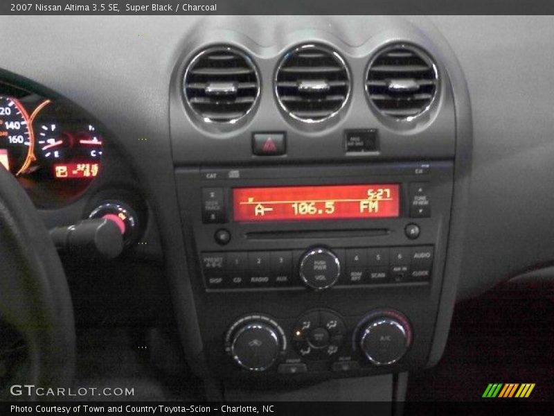 Super Black / Charcoal 2007 Nissan Altima 3.5 SE