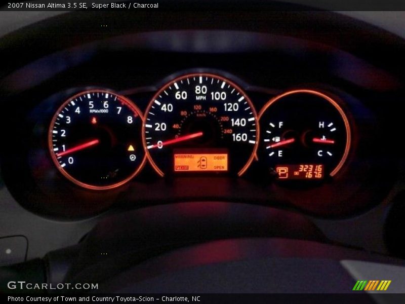 Super Black / Charcoal 2007 Nissan Altima 3.5 SE