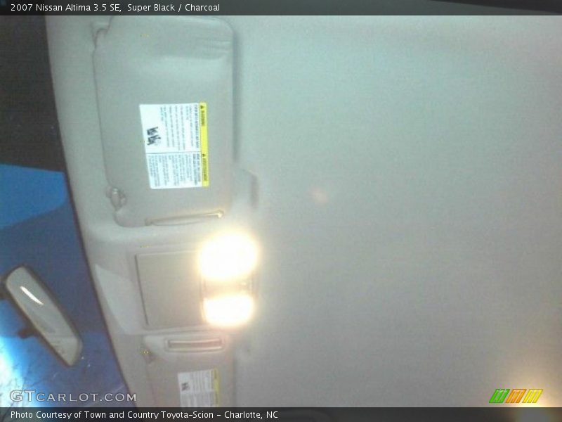 Super Black / Charcoal 2007 Nissan Altima 3.5 SE