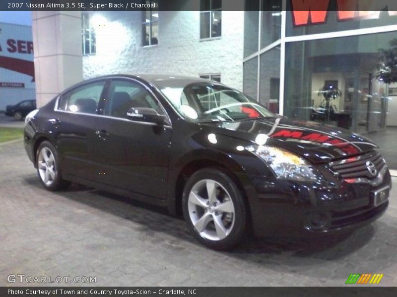 Super Black / Charcoal 2007 Nissan Altima 3.5 SE