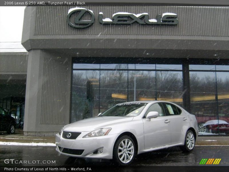 Tungsten Pearl / Black 2006 Lexus IS 250 AWD