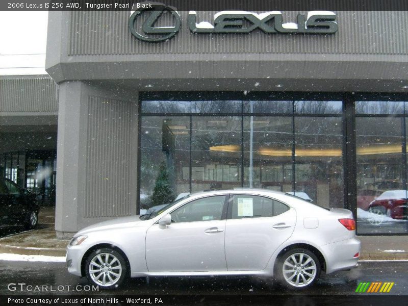 Tungsten Pearl / Black 2006 Lexus IS 250 AWD