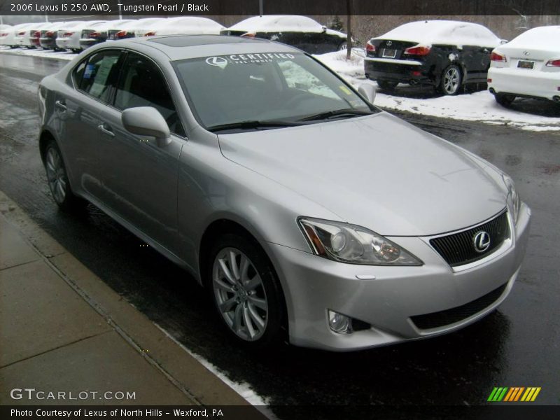 Tungsten Pearl / Black 2006 Lexus IS 250 AWD