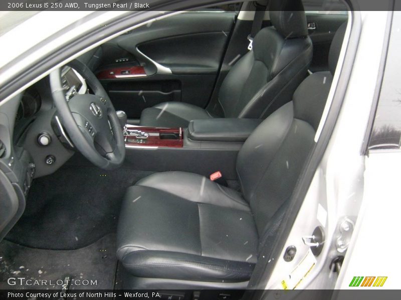 Tungsten Pearl / Black 2006 Lexus IS 250 AWD