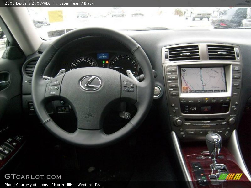 Tungsten Pearl / Black 2006 Lexus IS 250 AWD