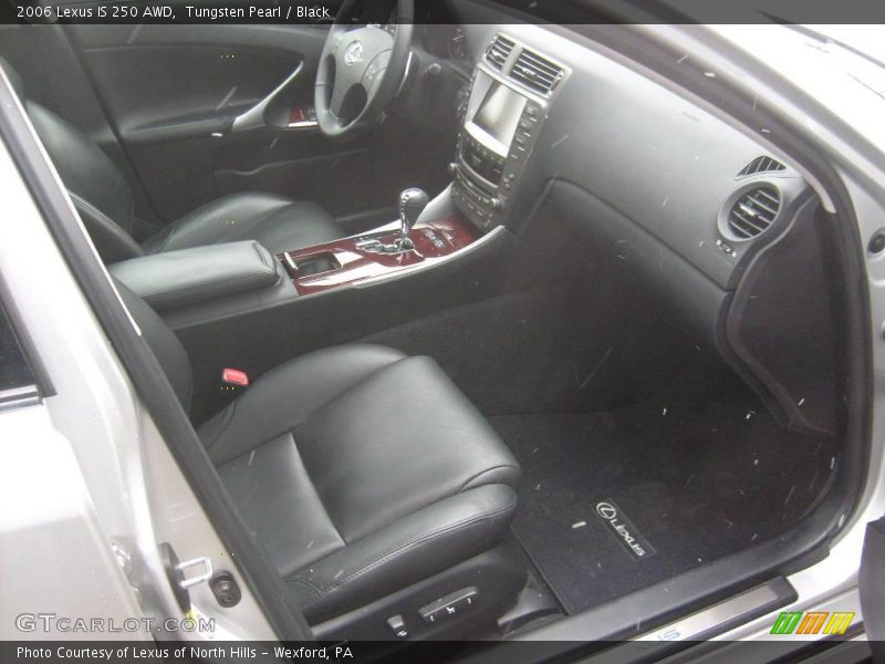 Tungsten Pearl / Black 2006 Lexus IS 250 AWD