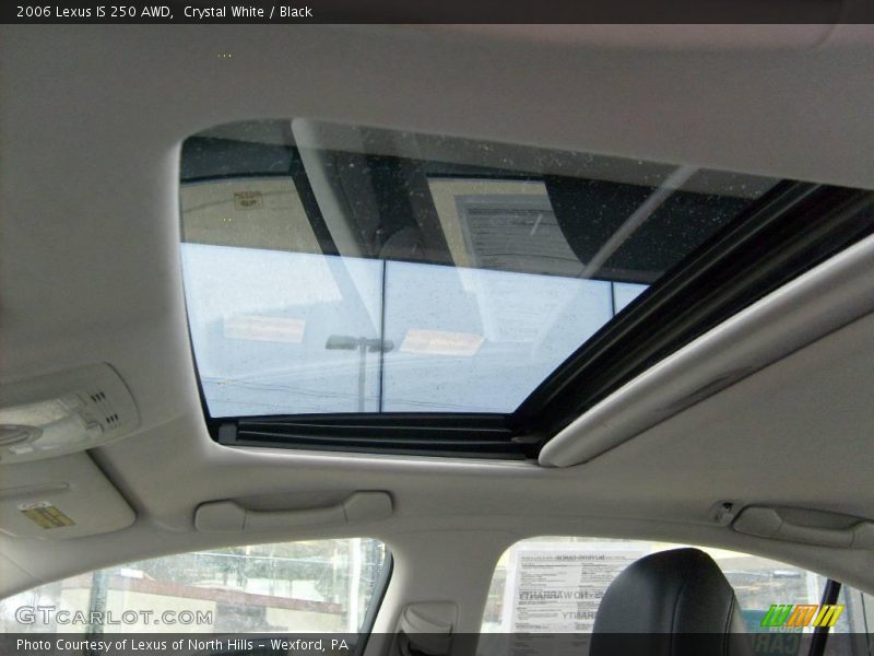 Crystal White / Black 2006 Lexus IS 250 AWD