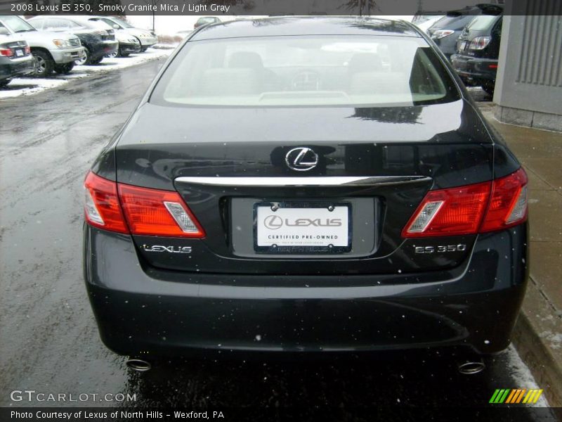 Smoky Granite Mica / Light Gray 2008 Lexus ES 350