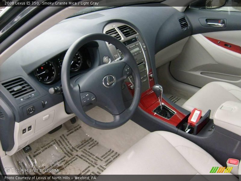 Smoky Granite Mica / Light Gray 2008 Lexus ES 350