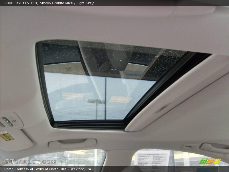 Smoky Granite Mica / Light Gray 2008 Lexus ES 350