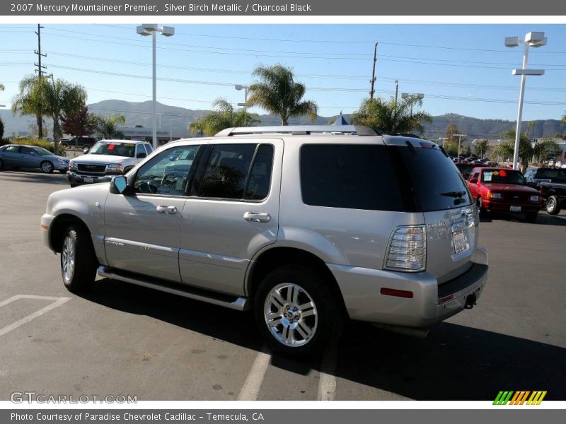 Silver Birch Metallic / Charcoal Black 2007 Mercury Mountaineer Premier