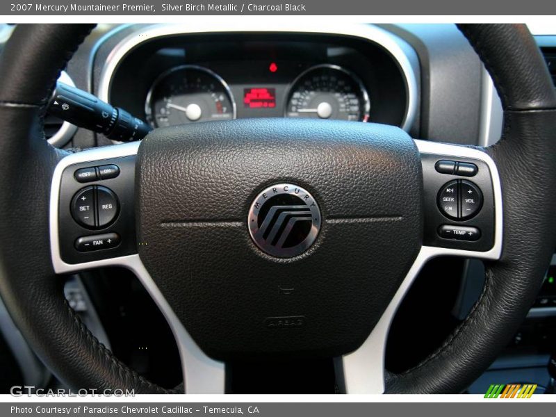 Silver Birch Metallic / Charcoal Black 2007 Mercury Mountaineer Premier