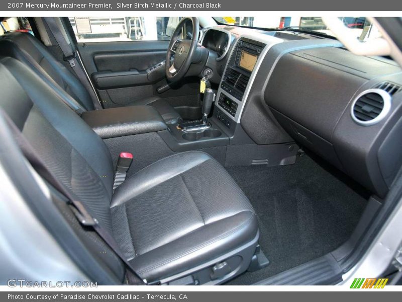 Silver Birch Metallic / Charcoal Black 2007 Mercury Mountaineer Premier