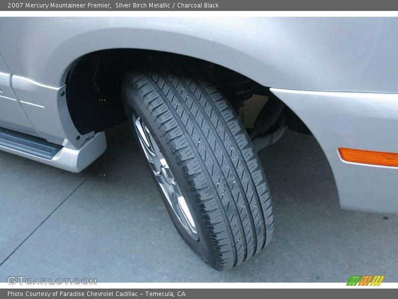 Silver Birch Metallic / Charcoal Black 2007 Mercury Mountaineer Premier