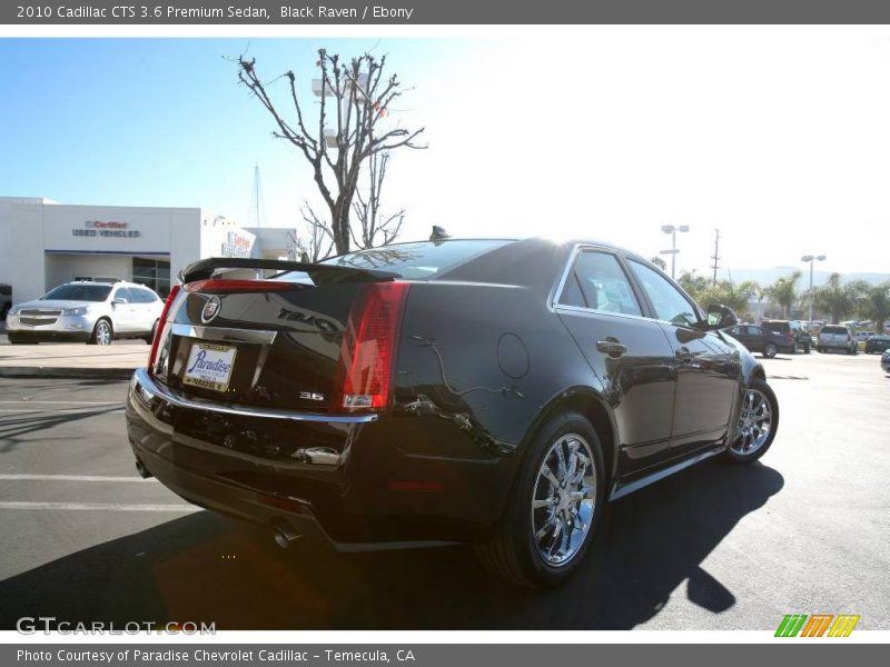 Black Raven / Ebony 2010 Cadillac CTS 3.6 Premium Sedan
