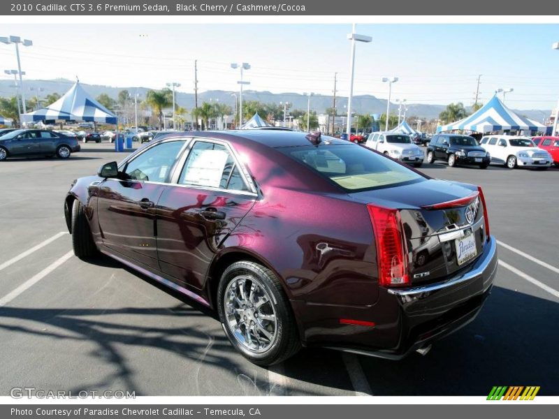 Black Cherry / Cashmere/Cocoa 2010 Cadillac CTS 3.6 Premium Sedan