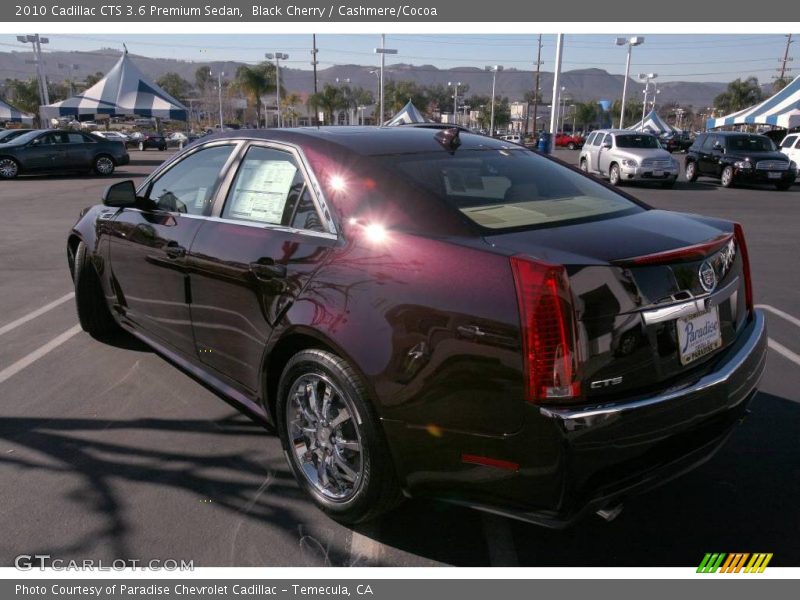 Black Cherry / Cashmere/Cocoa 2010 Cadillac CTS 3.6 Premium Sedan