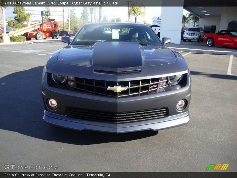 Cyber Gray Metallic / Black 2010 Chevrolet Camaro SS/RS Coupe
