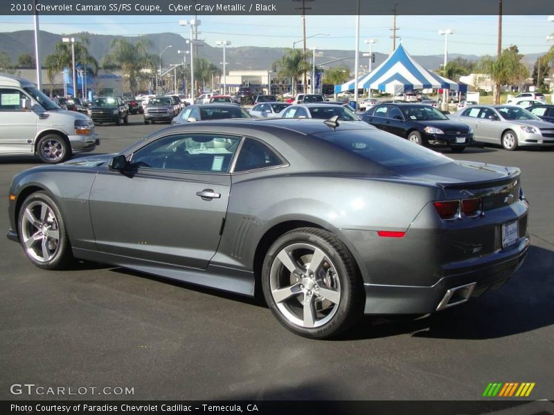 Cyber Gray Metallic / Black 2010 Chevrolet Camaro SS/RS Coupe