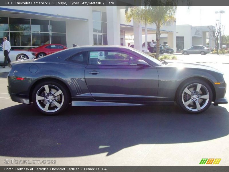 Cyber Gray Metallic / Black 2010 Chevrolet Camaro SS/RS Coupe