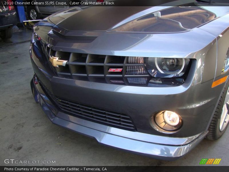 Cyber Gray Metallic / Black 2010 Chevrolet Camaro SS/RS Coupe