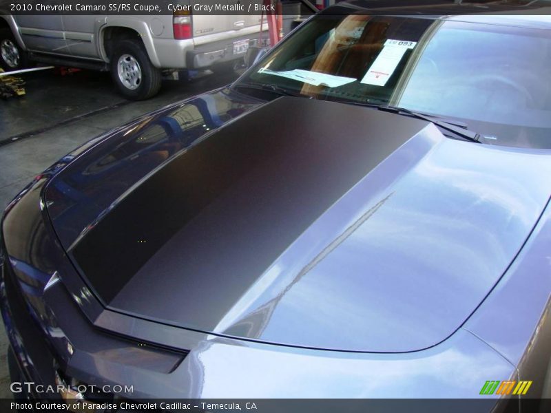 Cyber Gray Metallic / Black 2010 Chevrolet Camaro SS/RS Coupe