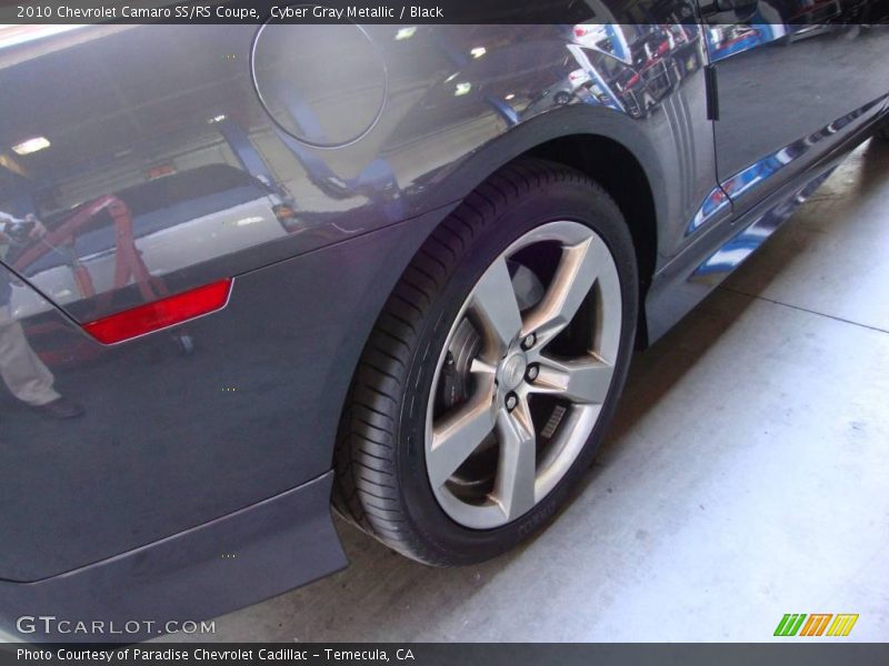 Cyber Gray Metallic / Black 2010 Chevrolet Camaro SS/RS Coupe