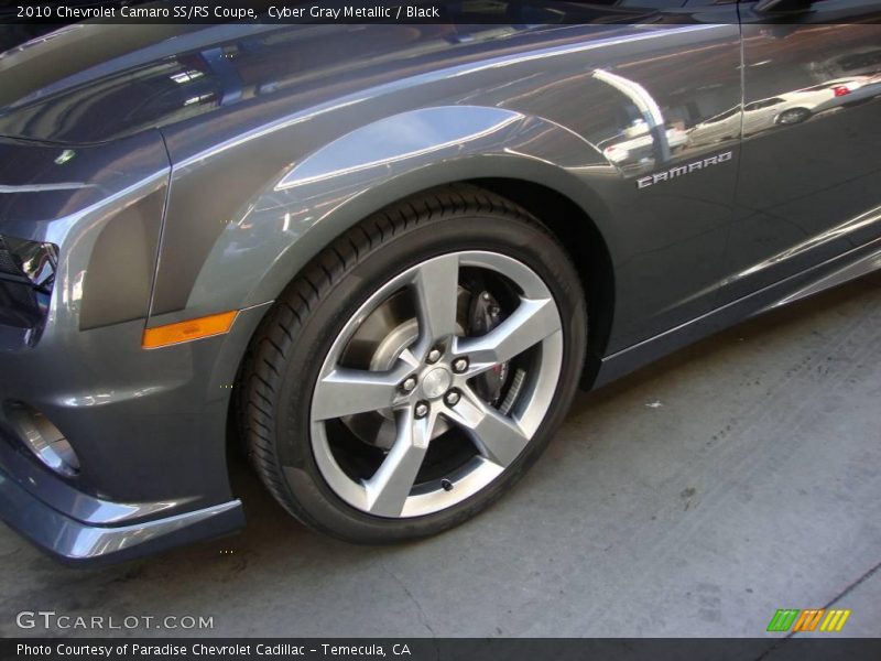 Cyber Gray Metallic / Black 2010 Chevrolet Camaro SS/RS Coupe