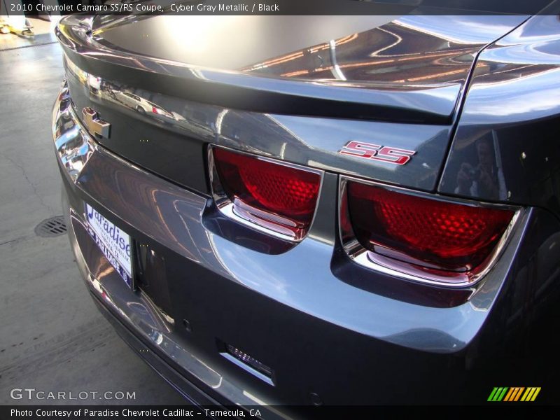 Cyber Gray Metallic / Black 2010 Chevrolet Camaro SS/RS Coupe