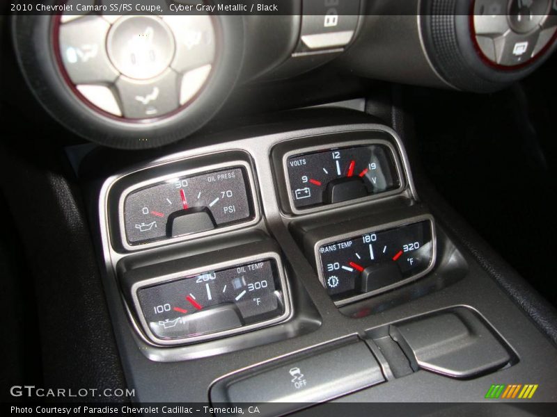 Cyber Gray Metallic / Black 2010 Chevrolet Camaro SS/RS Coupe