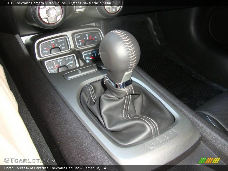 Cyber Gray Metallic / Black 2010 Chevrolet Camaro SS/RS Coupe