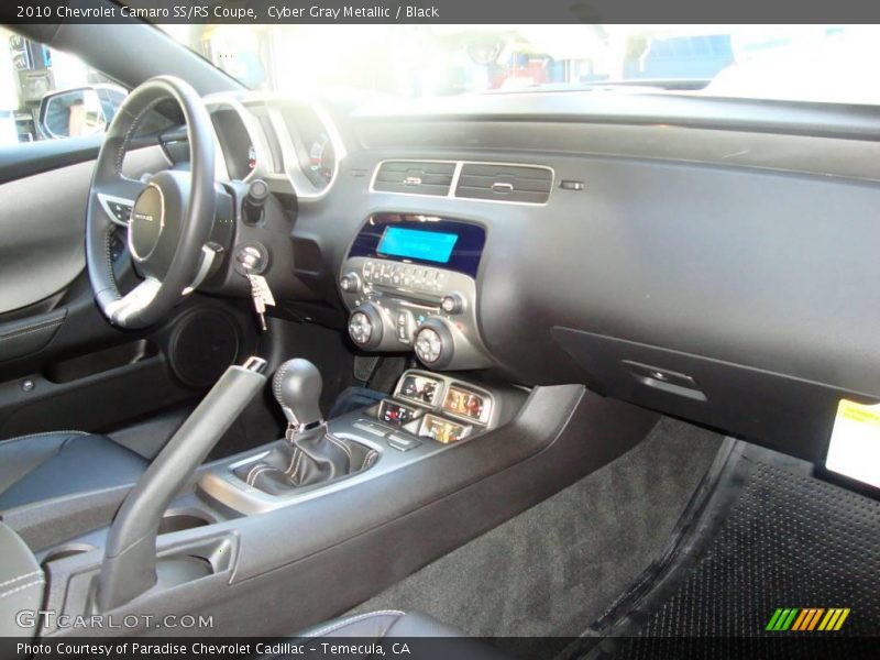 Cyber Gray Metallic / Black 2010 Chevrolet Camaro SS/RS Coupe