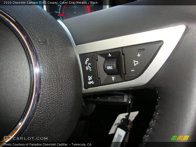 Cyber Gray Metallic / Black 2010 Chevrolet Camaro SS/RS Coupe