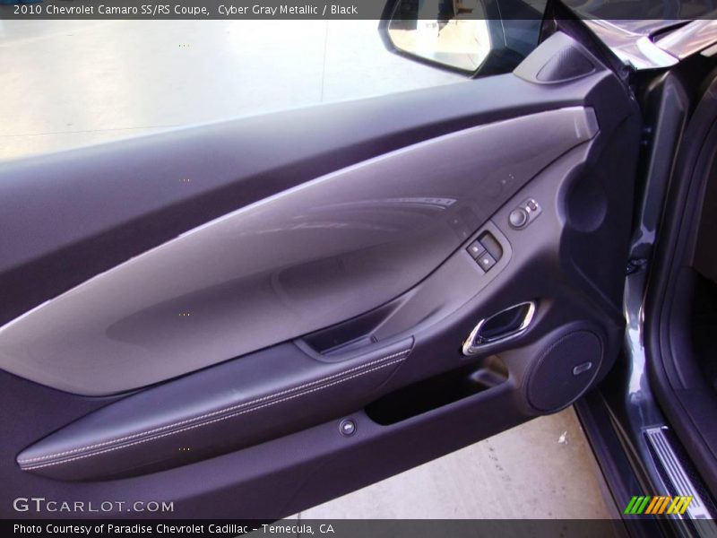 Cyber Gray Metallic / Black 2010 Chevrolet Camaro SS/RS Coupe