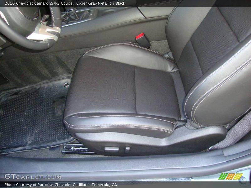 Cyber Gray Metallic / Black 2010 Chevrolet Camaro SS/RS Coupe